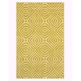 thumbnail image 1 of Hand-tufted Wool Yellow Transitional Geometric Marla Rug, 1 of 4