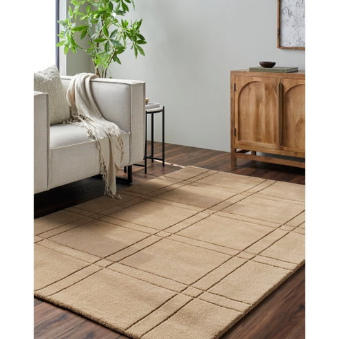 Hand-tufted pure wool rug, combining style and beauty