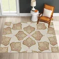 thumbnail image 1 of Hand tufted rug 5x7, 5x8, Beige wool carpet, Vintage area rugs, Bed, Kids, Living, room carpet 6x8, 6x9, 1 of 7