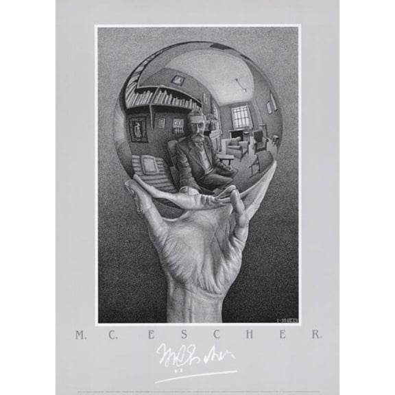 Hand with Sphere - M.C. Escher Poster (20 x 28)