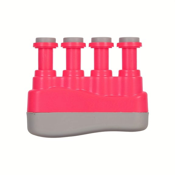 Hand workout device for finger, hand, and forearm strength. Adjustable resistance per finger, simulated strings for skill development. Comfortable training experience.