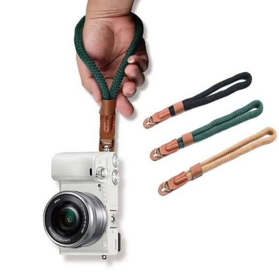 Hand-woven Camera Band Camera Bracelet Compact Camera Strap Camera Hand Strap Camera Cuff Cord Cotton Camera Cord