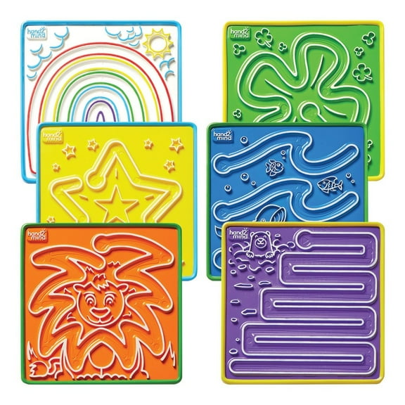 Kaplan Early Learning Company Mindful Mazes - 6 Double-Sided Boards