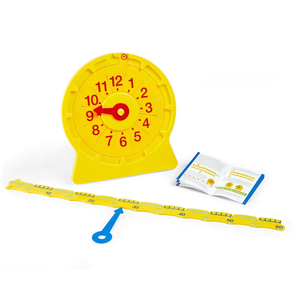 hand2mind Numberline Magnetic Demonstration Learning Clock, Kids Clock ...