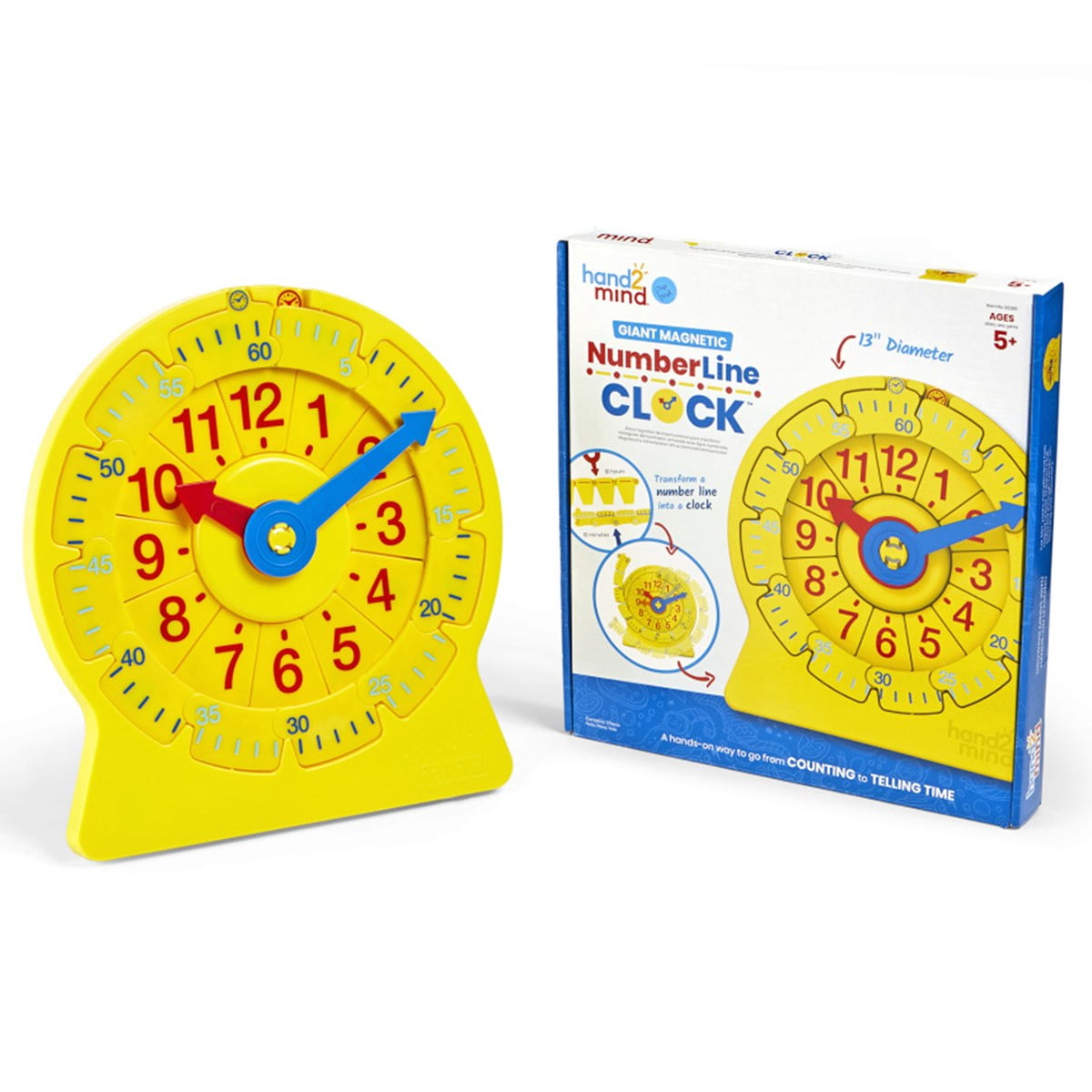Hand2Mind NumberLine Clock - Walmart.com