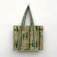 thumbnail image 1 of HandBlock Print Quilted Shoulder Bags Beach Tote, 1 of 5