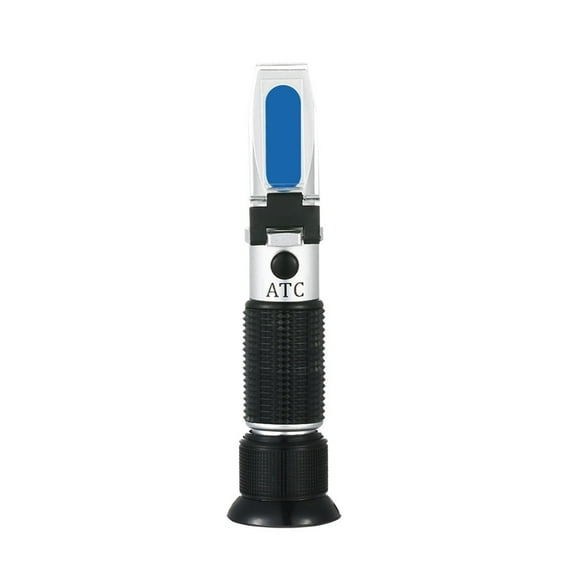 HandHeld 28-62% Sugar Refractometer ATC 10-30 Tester Meter Home Brewing Equipment Tool For Fruit Sauce Juice Jam Drinks ,Consistent Readings