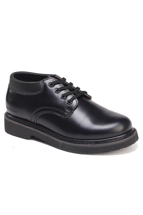 4 inch Soft Toe Waterproof Slip Resistant Oxford Fashionable Breathable Casual Black Work Shoes For Men H82102 Size 10.5