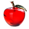 thumbnail image 1 of Handampd Glaze Crystal Apple Paperweight Craft Decoration Red, 1 of 2