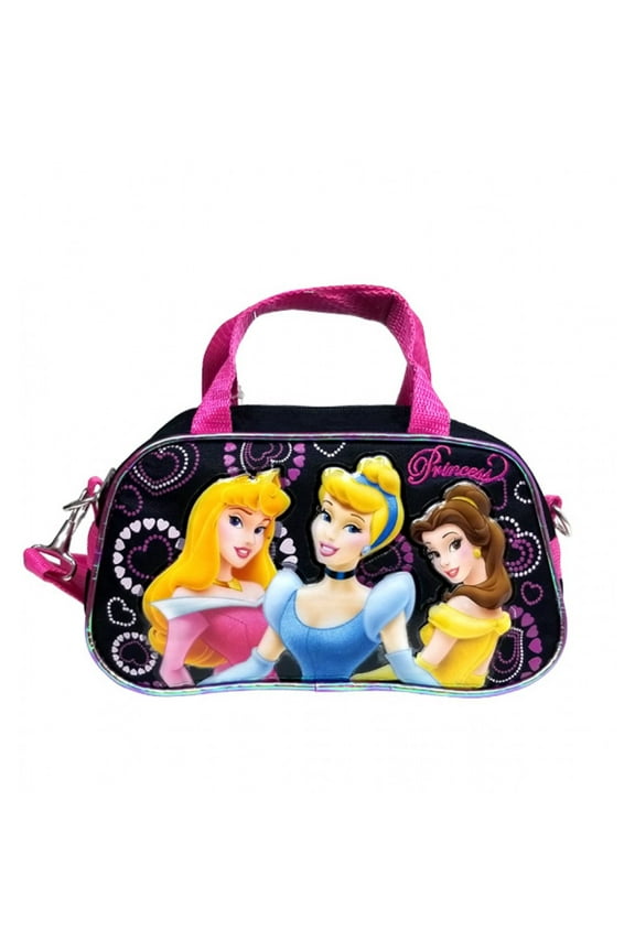 Handbag - Disney - Princess - 3 Princess Black New Hand Bag Purse Girls 31036