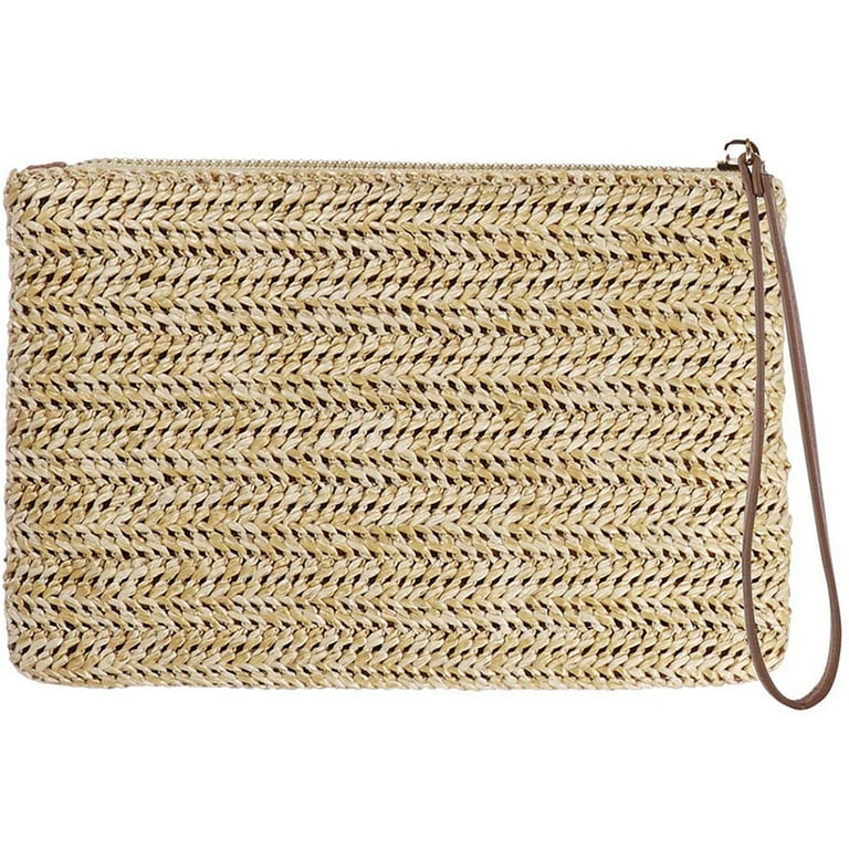 Straw clutch best sale bag accessorize