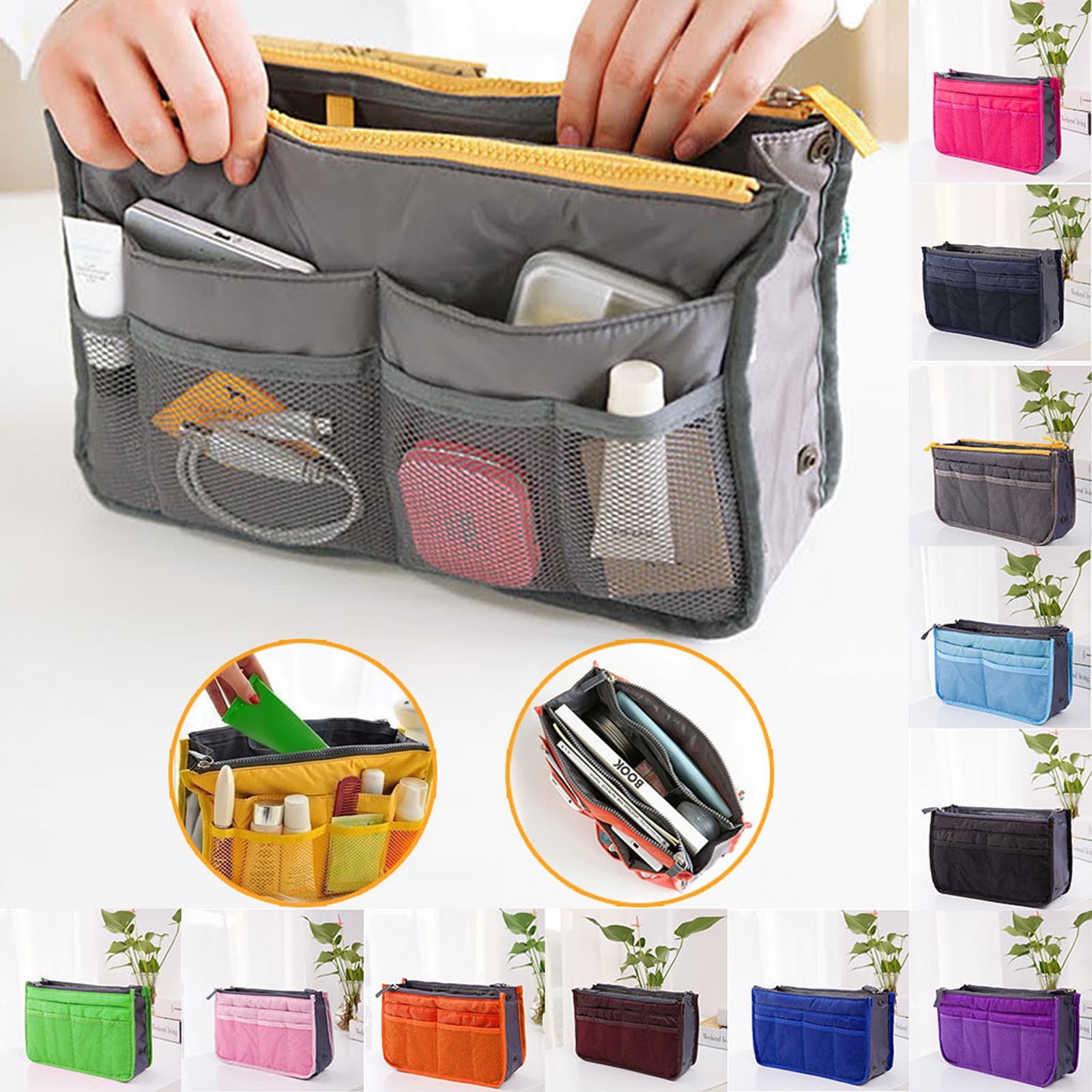 Handbag Organizer Insert Purse, Travel Bag Liner with Multiple Pockets ...