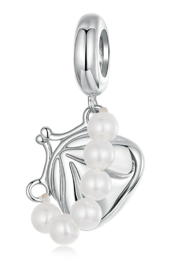 Handbag Pendant Charm 925 Sterling Silver Charm , Gift Box Packaging