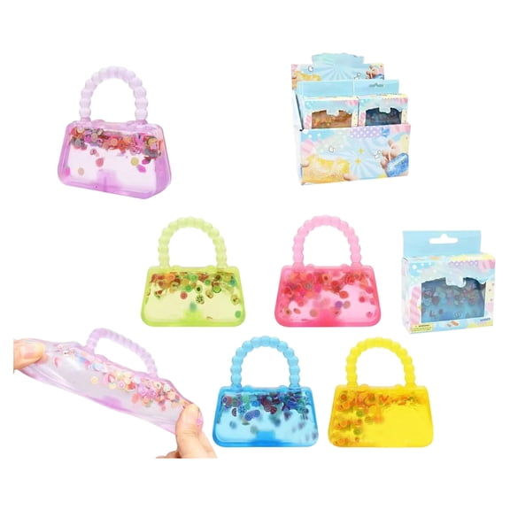 Handbag Shaped Squishy,Slush Squishy for Stress Relief,Slush squishy,Dumpling Squishy,Toothpaste Squishies,Red Apple Squishy,for Office Desk Anxiety Relief ,Random Colors