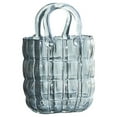 thumbnail image 1 of Handbag Unique Flower Vase Decorative Wide Mouth Bubble Vase Glass Bag Vase, 1 of 5