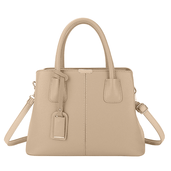 Handbags For Women Roomy Fashion Women's Handbags Ladies Purse Satchel Shoulder Bags Tote Leather Bag Purse for Women Leather Tote Bag Purse, Satchel Shoulder Top Handle Bags with Zipper Kahki
