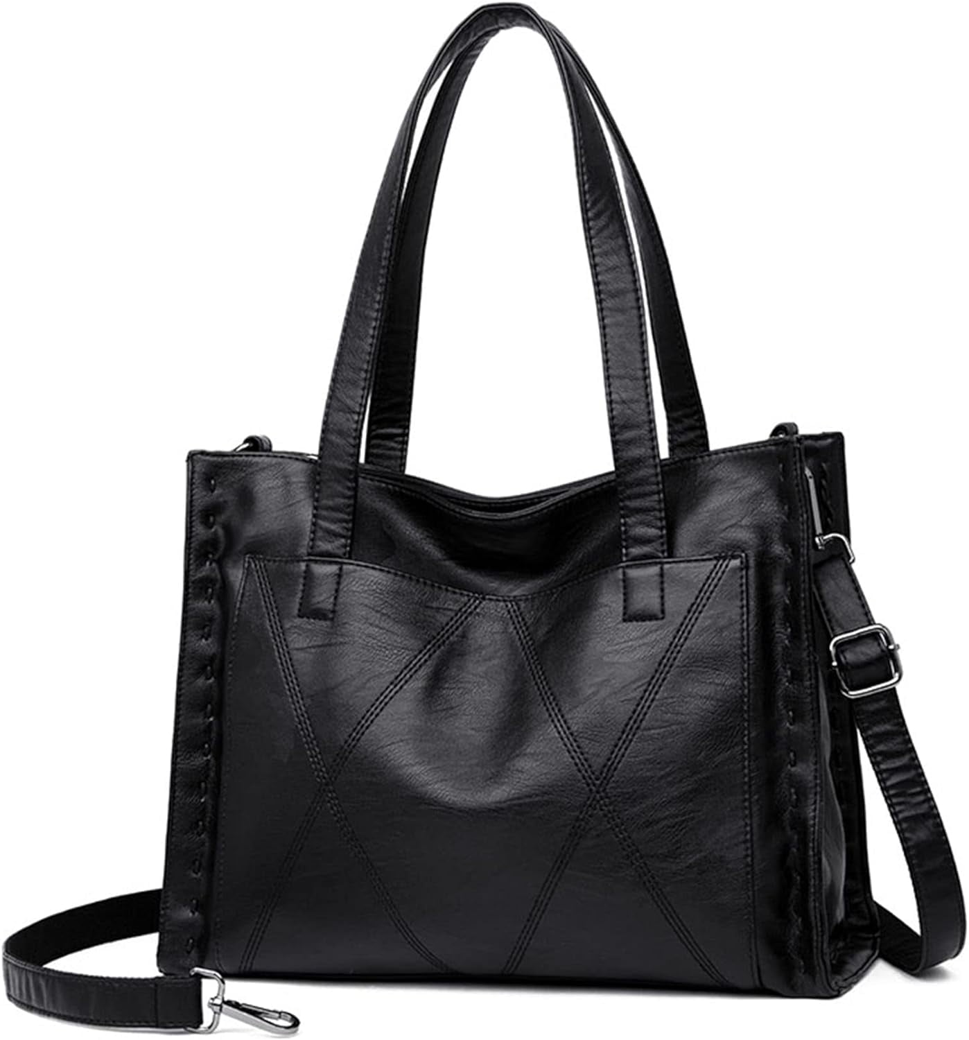 Handbag for Women Crossbody Shoulder Bag Vegan Leather Tote Top Handle Hobo Bags Large Capacity