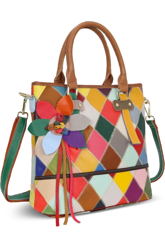 Handbags Colorful Purses for Women Crossbody Bag Multi-color Tote Purse Designer Hobo Bag