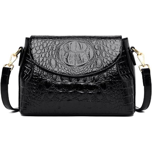 Handbags and Purses for Women Crocodile Pattern Shoulder Bag Leather Top-Handle Satchel Ladies Fashion Tote
