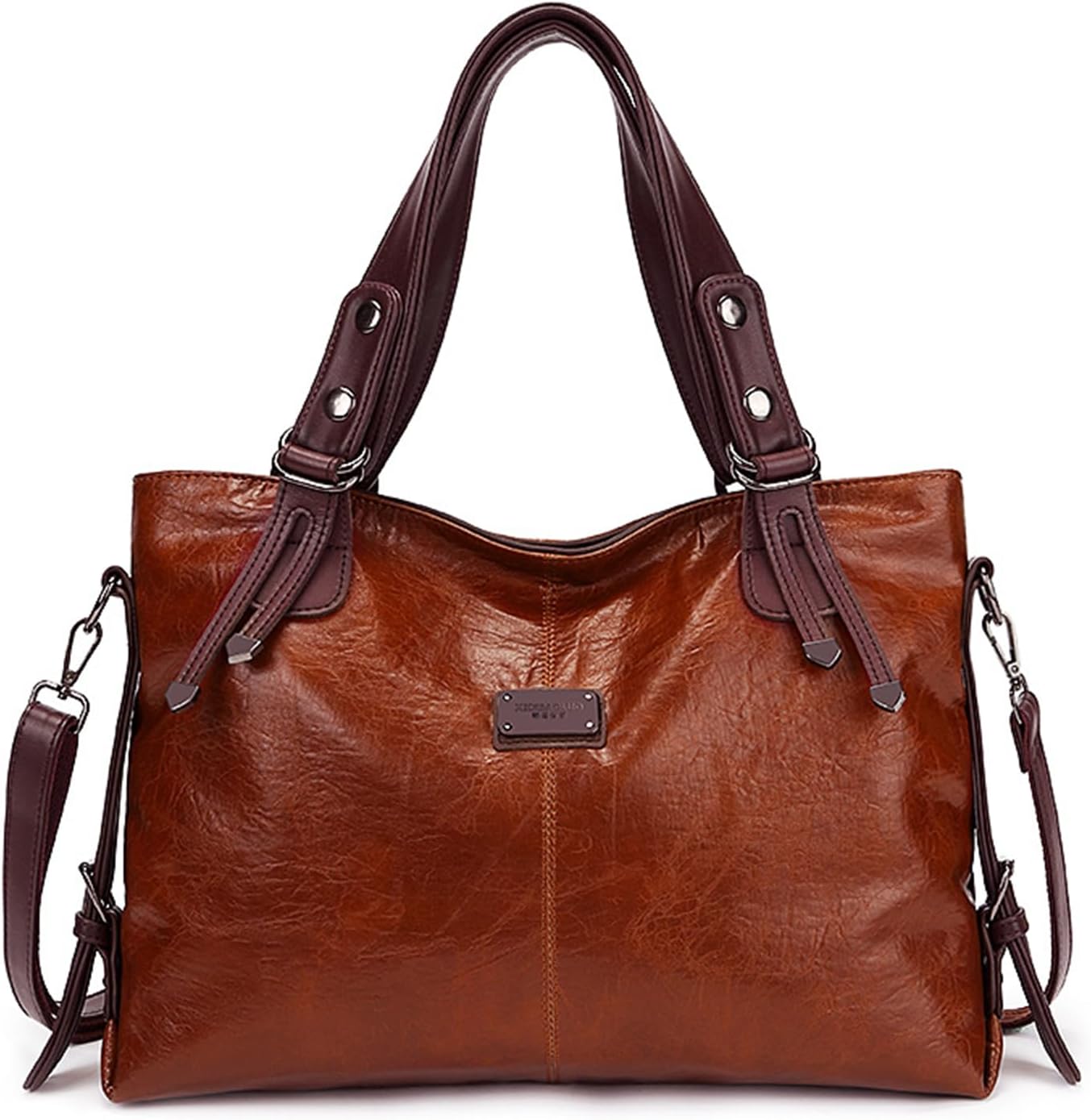Befen Genuine Leather Tote Bag For Women - Large Work Bag With Laptop Compartment & Organizer Pockets
