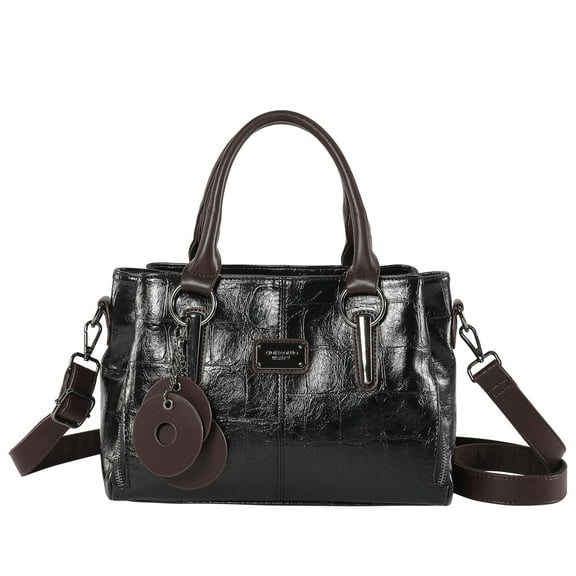 Handbags and Purses for women Vegan Leather Tote Bag for Women Satchel Shoulder Bags Travel Purse with Compartments