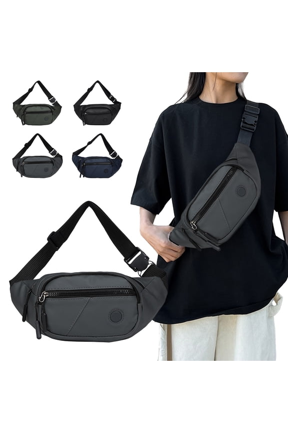 Handbags for Women Crossbody Bag Men's Watertight Material Chest Bag Multifunctional Sports Outdoor Leisure Shoulder Backpack Messenger Bag