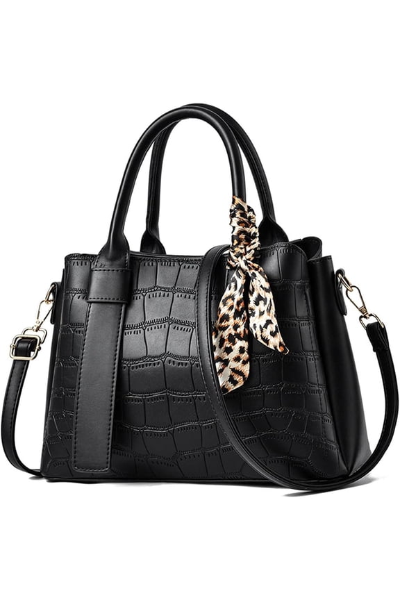 Handbags for Women Designer Top Handle Bag Croc  Bags PU Leather Tote Bag Ladies Work Bag