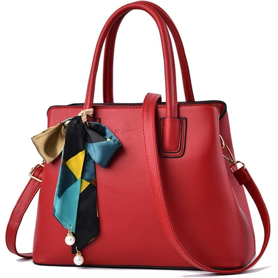 Handbags for Women Shoulder Bags Soft PU Leather Crossbody Bag Multi-Pocket Tote Bags and Purses