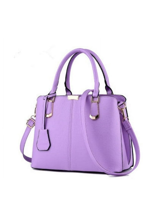 Handbags for Women with Multiple Internal Pockets in Pretty Color Combination, Women's Satchel Handbag