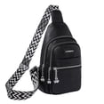 thumbnail image 1 of Handbags for Womens Xhshgfbi,Large Capacity Backpack Bag Can Be Linked With USB Data Cable Messenger Bag Casual Chest Bag Female Black Bag, 1 of 4