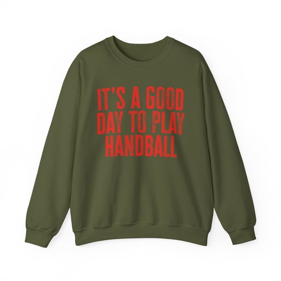 Handball Sweatshirt Gifts Crew Neck Shirt Long Sleeve Unisex