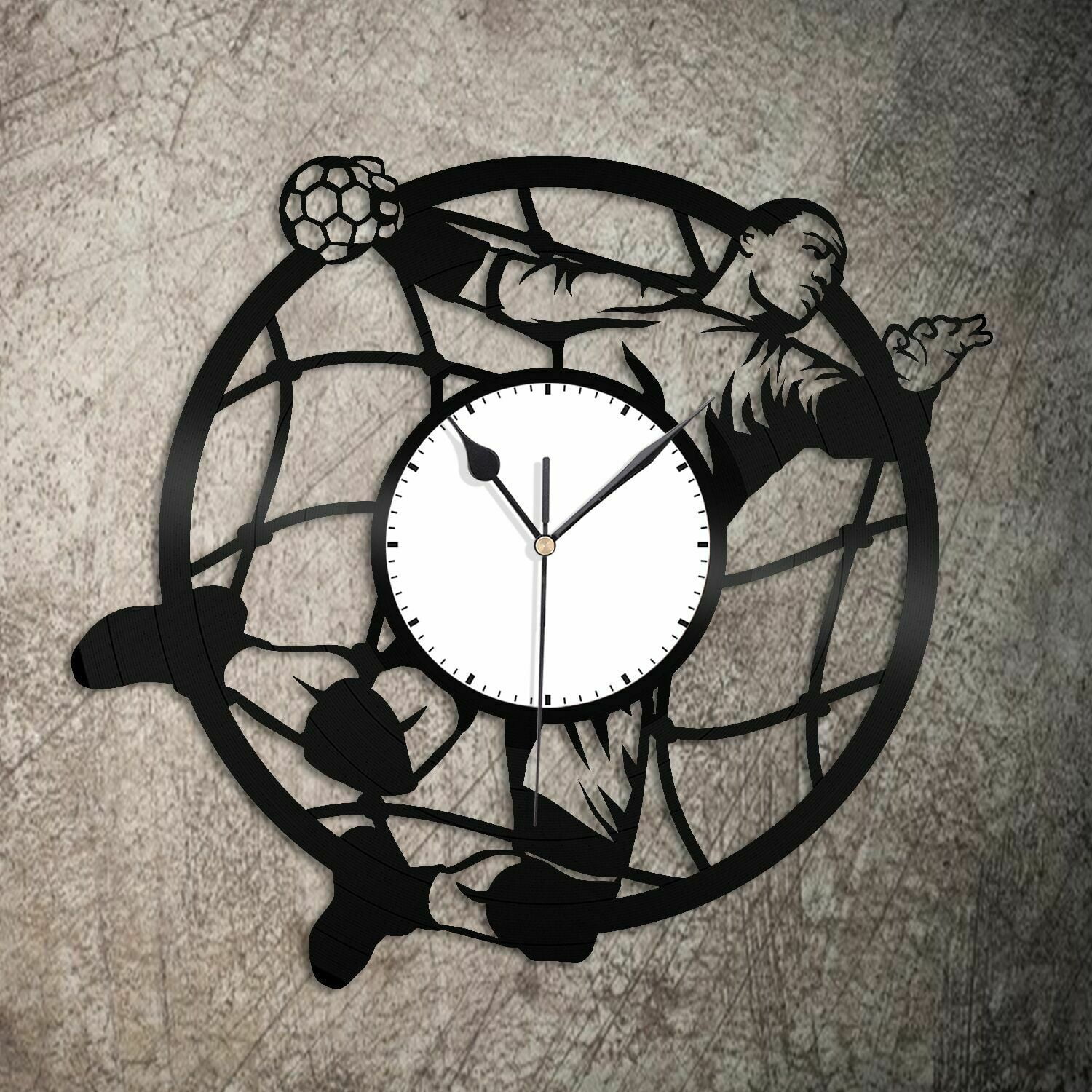 Handball Vinyl Wall Clock Sports Lovers Unique Gift Home Room Office ...