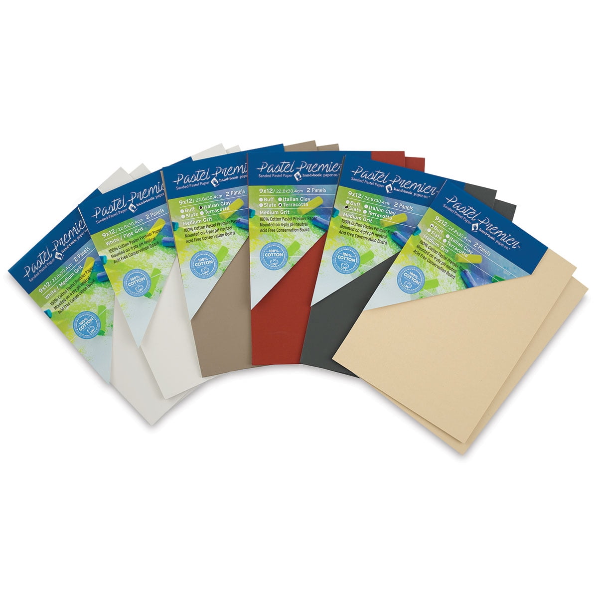 Handbook Paper Co. Pastel Premier Sanded Pastel Boards 12" x 16