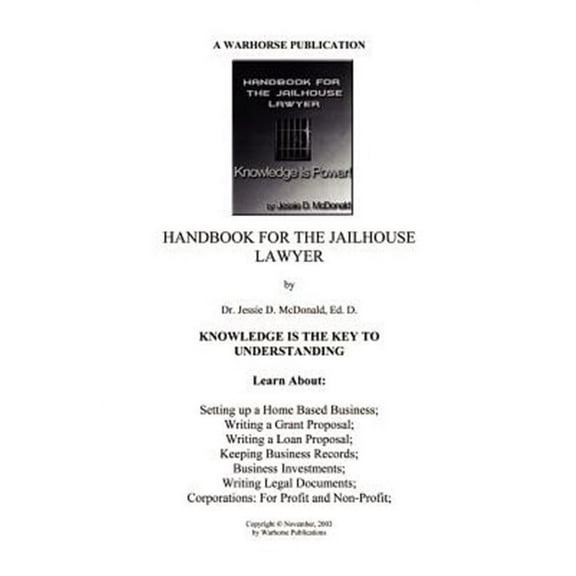 Handbook for Jailhouse Lawyers