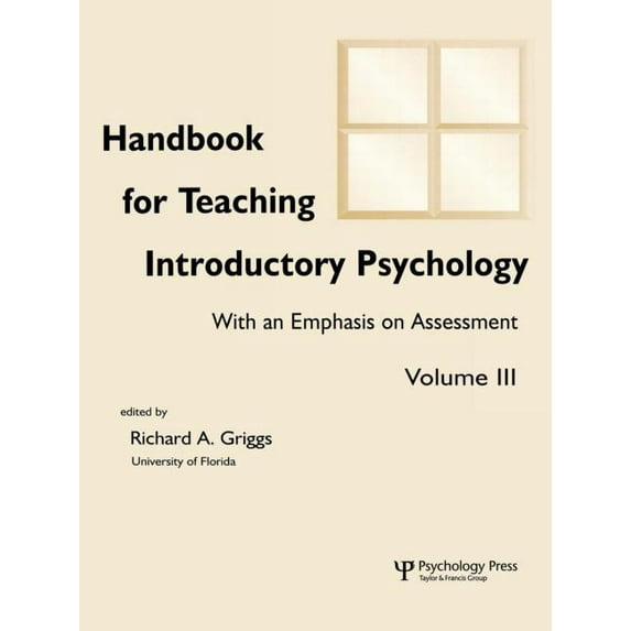 Handbook for Teaching Introductory Psych Handbook for Teaching Introductory Psychology: Volume Ii, Book 03, (Paperback)