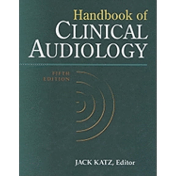 Pre-Owned Handbook of Clinical Audiology (Hardcover) 0683307657 9780683307658