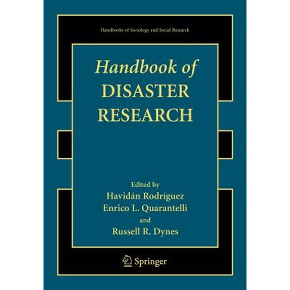Pre-Owned Handbook of Disaster Research (Paperback) 0387739521 9780387739526