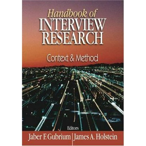 Pre-Owned Handbook of Interview Research: Context and Method (Hardcover) 0761919511 9780761919513
