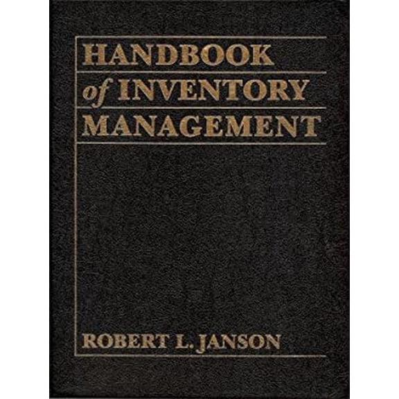 Pre-Owned Handbook of Inventory Management (Hardcover) 0133787206 9780133787207