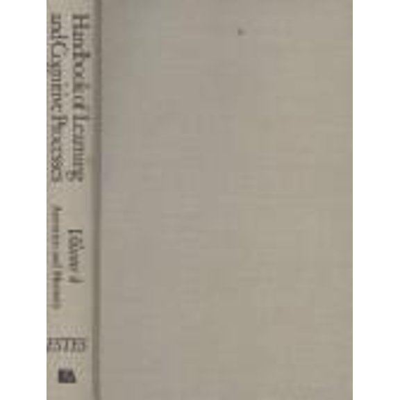 Pre-Owned Handbook of Learning and Cognitive Processes 9780470151211
