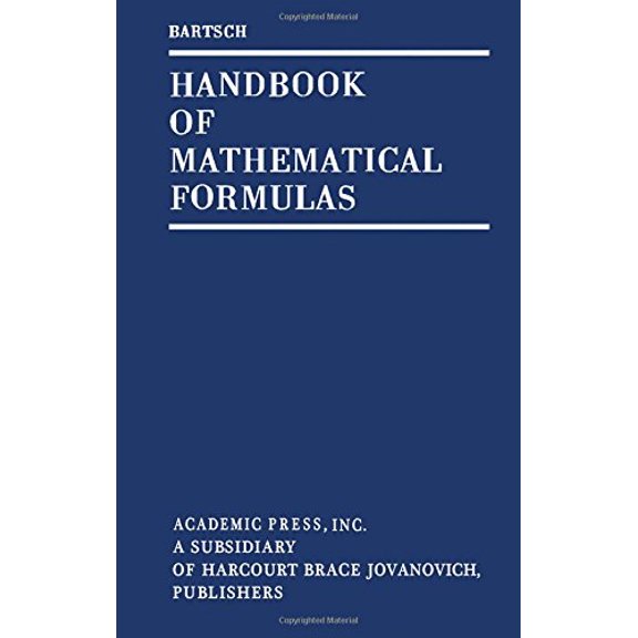 Pre-Owned Handbook of Mathematical Formulas (English and German Edition) (Hardcover) 0120800500 9780120800506