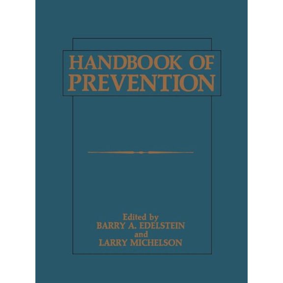 Handbook of Prevention, (Paperback)