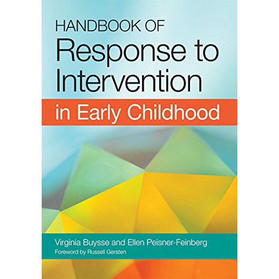 Pre-Owned Handbook of Response to Intervention in Early Childhood (Hardcover) 1598571745 9781598571745