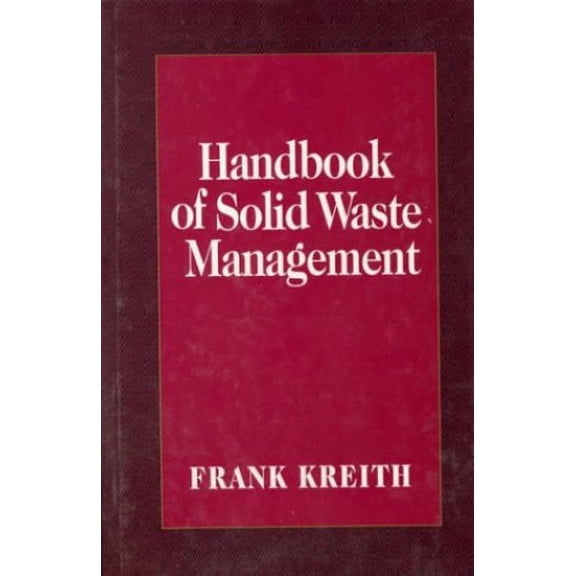 Pre-Owned Handbook of Solid Waste Management (Hardcover) 0070358761 9780070358768