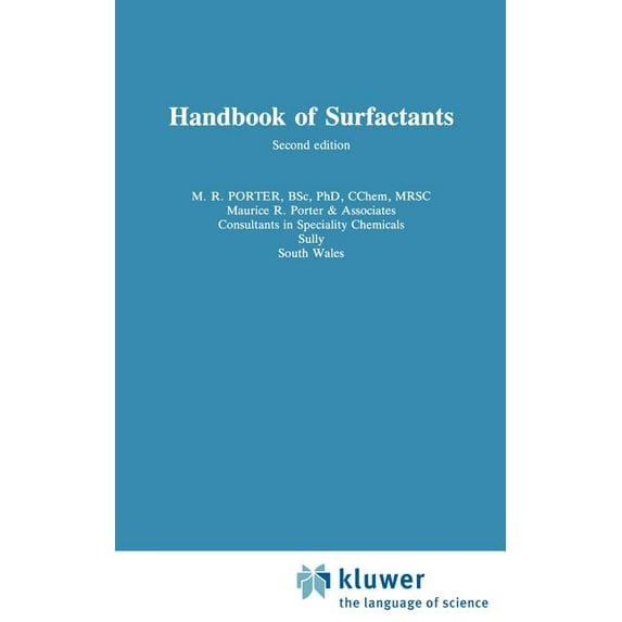 Handbook of Surfactants, (Hardcover)