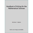 thumbnail image 1 of Pre-Owned Handbook of Writing for the Mathematical Sciences (Hardcover) 0898713145 9780898713145, 1 of 1