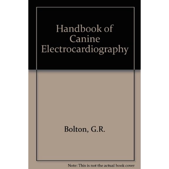 Pre-Owned Handbook of Canine Electrocardiography (Hardcover) 9780721618388