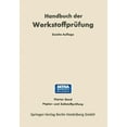 thumbnail image 1 of Handbuch Der WerkstoffprÃ¼fung Papier- Und Zellstoff-PrÃ¼fung, (Paperback), 1 of 1