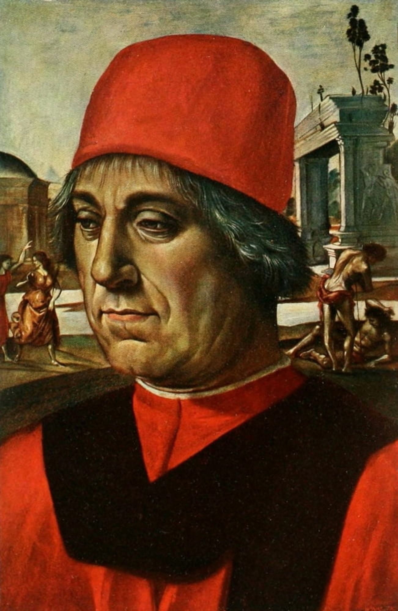 Handbuch der Kunstgeschichte 1912 Portrait of a man Canvas Art - Luca Signorelli (18 x 24)
