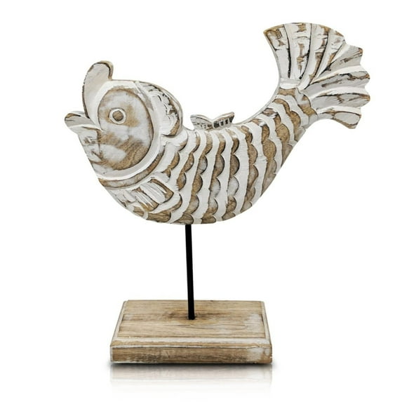 Handcarved Koi Fish